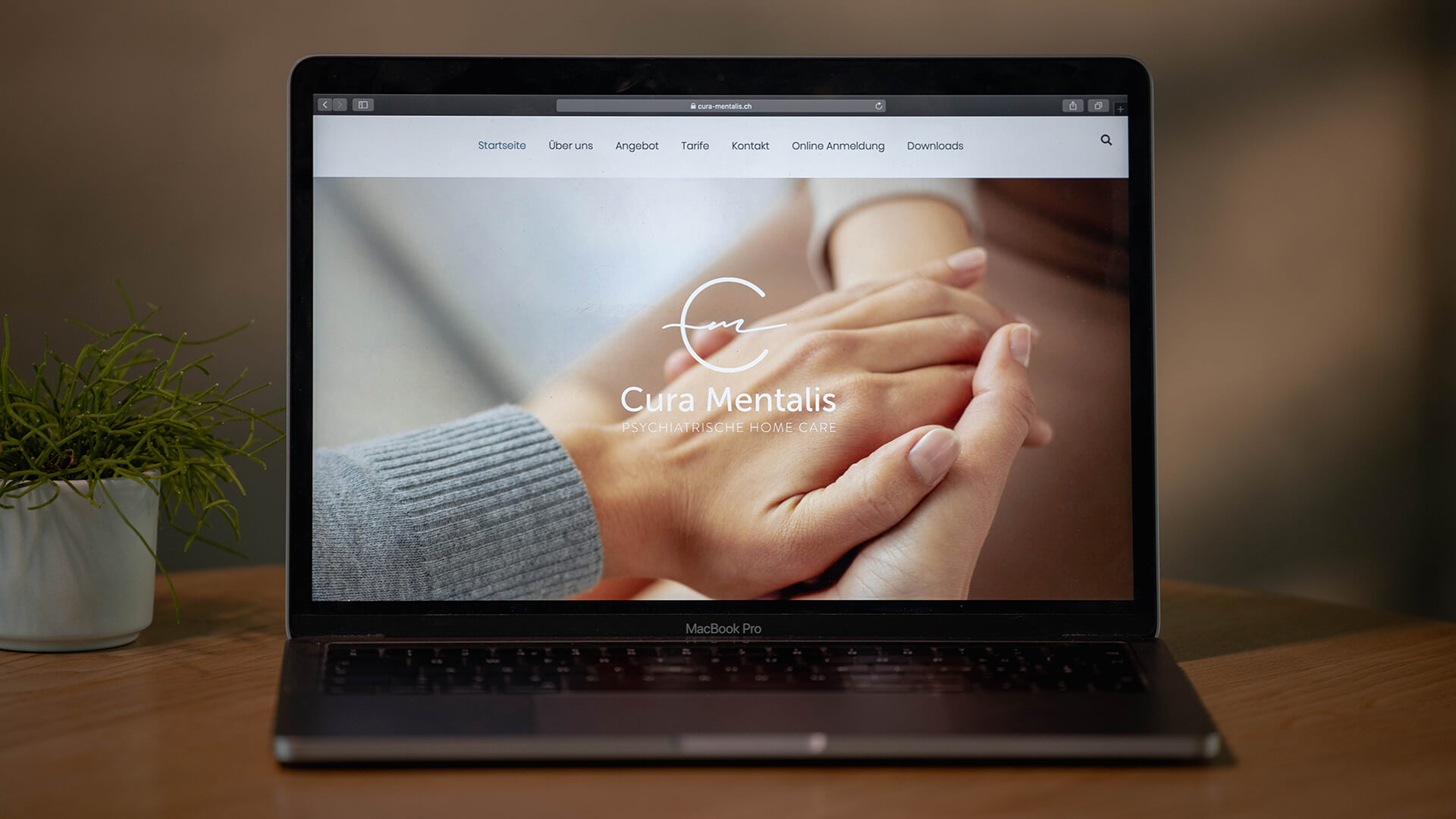 Webseite für Cura Mentalis